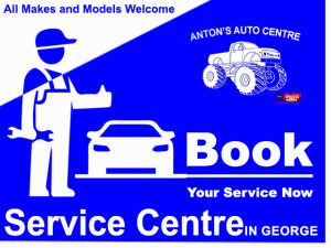 Book Your Car Service at Anton’s Auto Centre