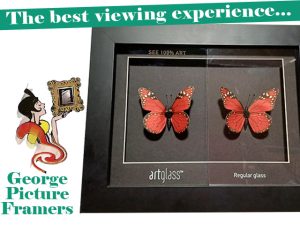 Art Glass Framing by George Picture Framers