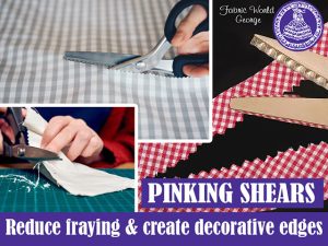Pinking Shears for Cutting Fabric from Fabric World George