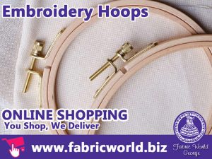 Buy Embroidery Hoops from Fabric World George