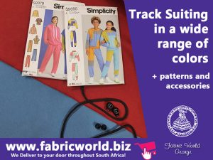 Buy Track Suiting from Fabric World George