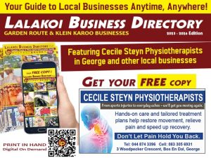 Physiotherapists in George Featured in the Lalakoi Directory
