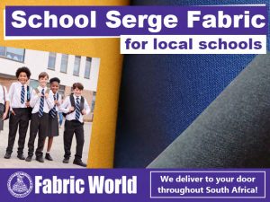 School Serge Fabric at Fabric World George